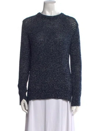 Pre-owned Rag & Bone Crew Neck Sweater In Blue