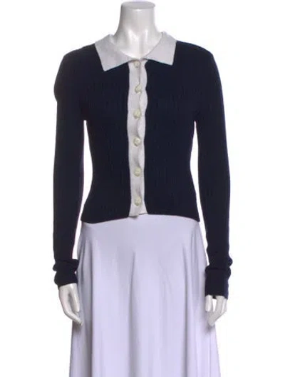 Pre-owned Rag & Bone Crew Neck Sweater In Blue