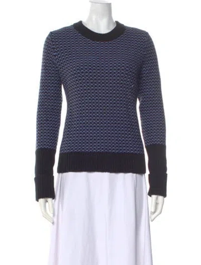 Pre-owned Rag & Bone Crew Neck Sweater In Blue