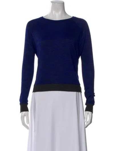 Pre-owned Rag & Bone Crew Neck Sweater In Blue