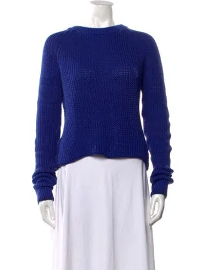 Pre-owned Rag & Bone Crew Neck Sweater In Blue