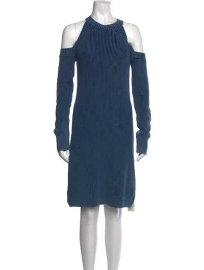 Pre-owned Rag & Bone Crew Neck Sweater In Blue