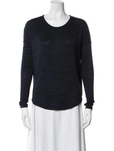 Pre-owned Rag & Bone Crew Neck Sweater In Blue