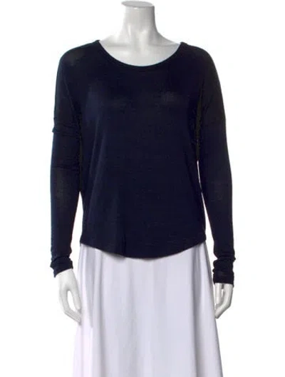 Pre-owned Rag & Bone Crew Neck Sweater In Blue