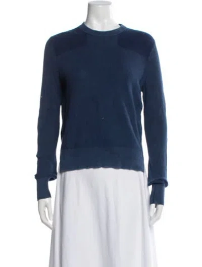 Pre-owned Rag & Bone Crew Neck Sweater In Blue