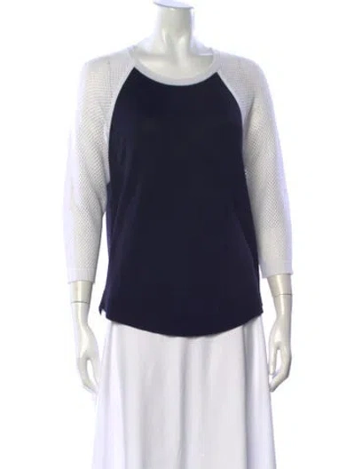 Pre-owned Rag & Bone Crew Neck Sweater In Blue