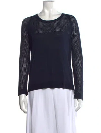 Pre-owned Rag & Bone Crew Neck Sweater In Blue