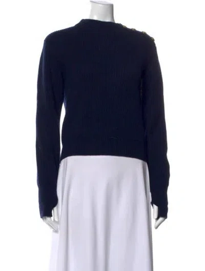 Pre-owned Rag & Bone Crew Neck Sweater In Blue