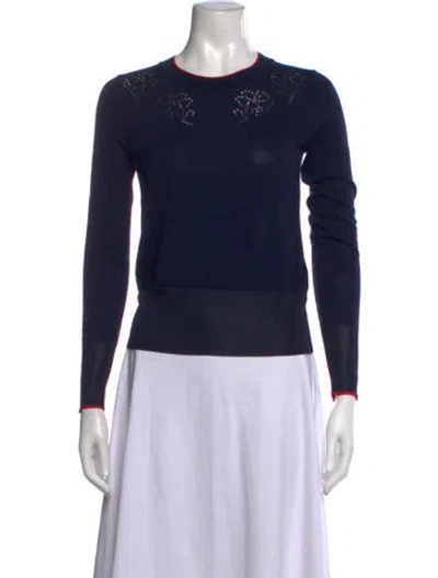 Pre-owned Rag & Bone Crew Neck Sweater In Blue
