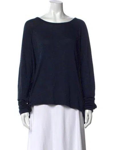 Pre-owned Rag & Bone Crew Neck Sweater In Blue