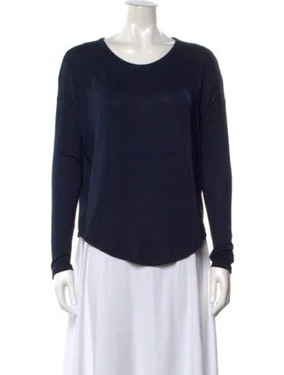 Pre-owned Rag & Bone Crew Neck Sweater In Blue