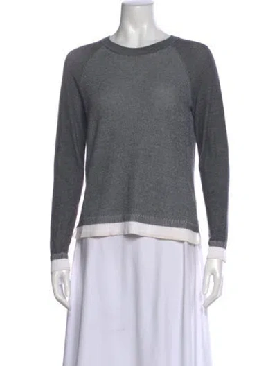 Pre-owned Rag & Bone Crew Neck Sweater In Gray