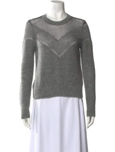 Pre-owned Rag & Bone Crew Neck Sweater In Gray