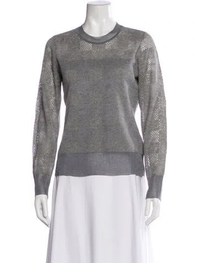 Pre-owned Rag & Bone Crew Neck Sweater In Gray