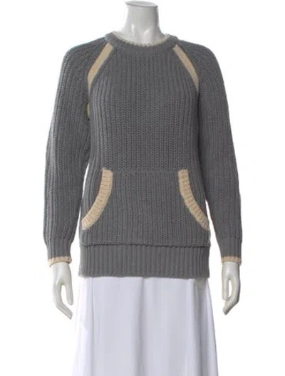 Pre-owned Rag & Bone Crew Neck Sweater In Gray