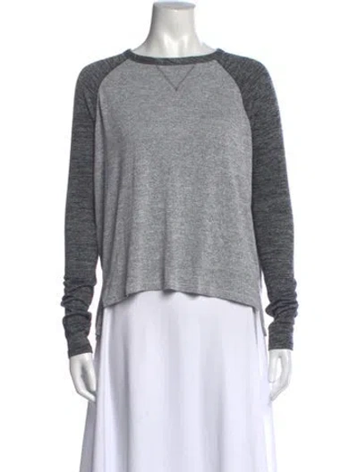 Pre-owned Rag & Bone Crew Neck Sweater In Gray
