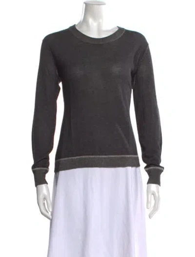 Pre-owned Rag & Bone Crew Neck Sweater In Gray