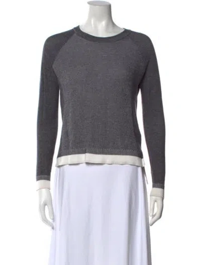 Pre-owned Rag & Bone Crew Neck Sweater In Gray