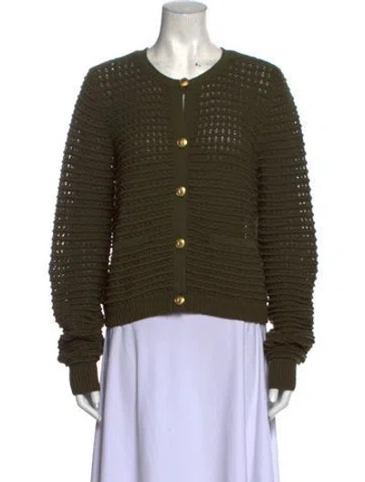 Pre-owned Rag & Bone Crew Neck Sweater In Green