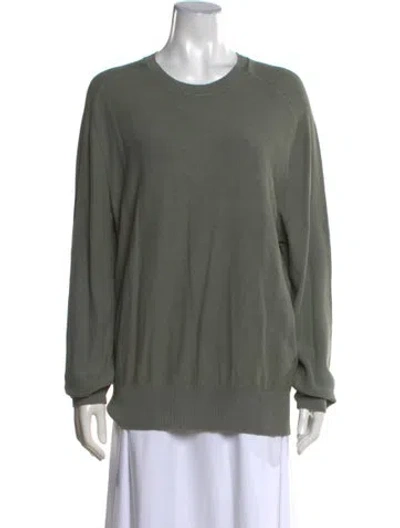 Pre-owned Rag & Bone Crew Neck Sweater In Green