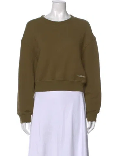 Pre-owned Rag & Bone Crew Neck Sweater In Green