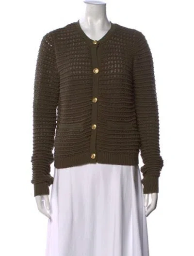 Pre-owned Rag & Bone Crew Neck Sweater In Green