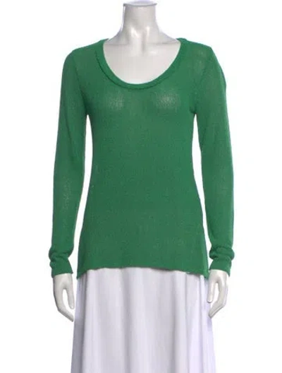 Pre-owned Rag & Bone Crew Neck Sweater In Green