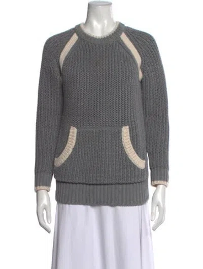 Pre-owned Rag & Bone Crew Neck Sweater In Grey