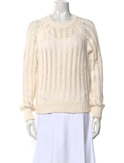 Pre-owned Rag & Bone Crew Neck Sweater In Neutral