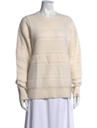 Pre-owned Rag & Bone Crew Neck Sweater In Neutrals