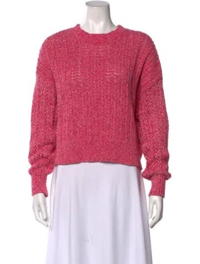 Pre-owned Rag & Bone Crew Neck Sweater In Pink