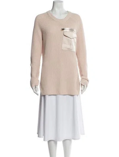 Pre-owned Rag & Bone Crew Neck Sweater In Pink