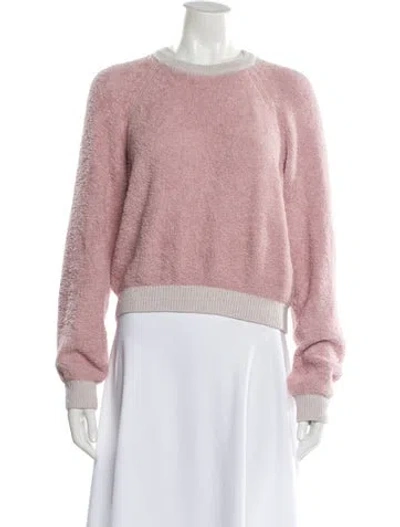 Pre-owned Rag & Bone Crew Neck Sweater In Pink