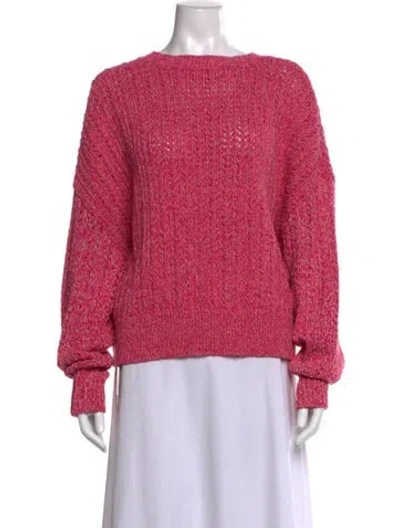 Pre-owned Rag & Bone Crew Neck Sweater In Pink