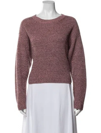 Pre-owned Rag & Bone Crew Neck Sweater In Pink
