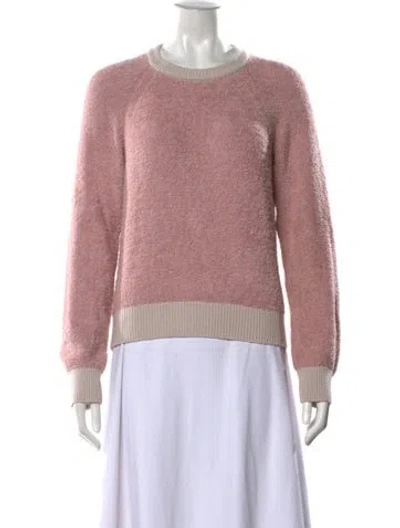 Pre-owned Rag & Bone Crew Neck Sweater In Pink