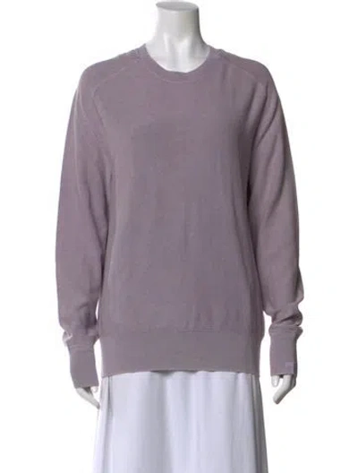 Pre-owned Rag & Bone Crew Neck Sweater In Purple