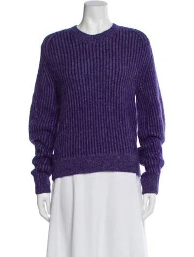 Pre-owned Rag & Bone Crew Neck Sweater In Purple