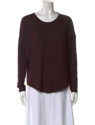 Pre-owned Rag & Bone Crew Neck Sweater In Purple