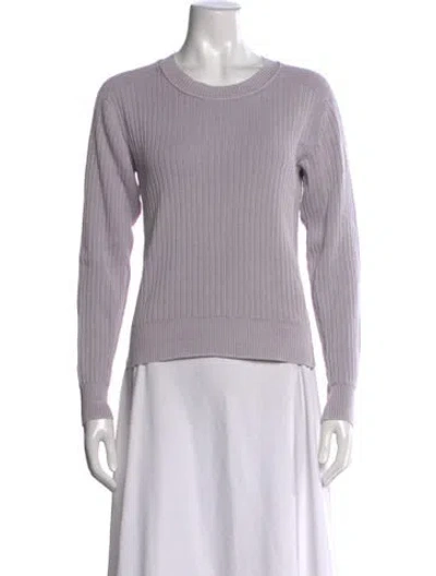 Pre-owned Rag & Bone Crew Neck Sweater In Purple
