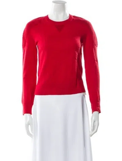 Pre-owned Rag & Bone Crew Neck Sweater In Red