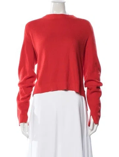 Pre-owned Rag & Bone Crew Neck Sweater In Red