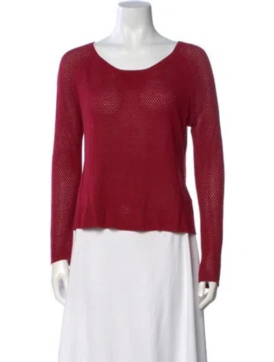 Pre-owned Rag & Bone Crew Neck Sweater In Red