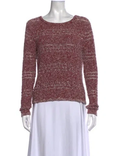 Pre-owned Rag & Bone Crew Neck Sweater In Red
