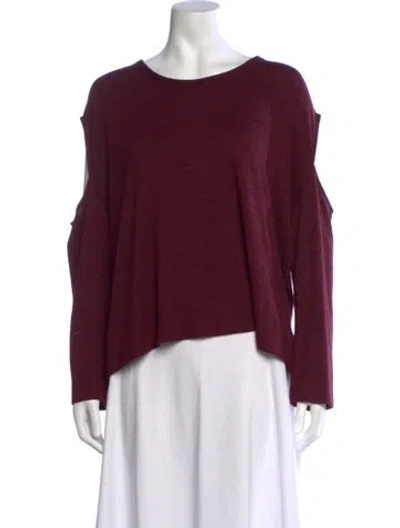 Pre-owned Rag & Bone Crew Neck Sweater In Red