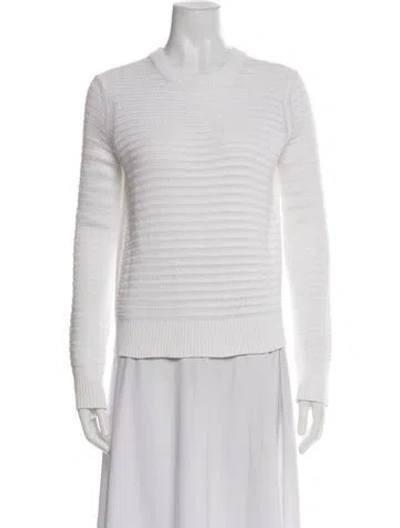 Pre-owned Rag & Bone Crew Neck Sweater In Silver