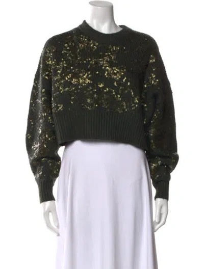 Pre-owned Rag & Bone Crew Neck Sweater W/ Tags In Green