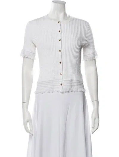 Pre-owned Rag & Bone Crew Neck Sweater W/ Tags In White