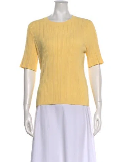 Pre-owned Rag & Bone Crew Neck Sweater W/ Tags In Yellow
