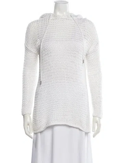 Pre-owned Rag & Bone Crew Neck Sweater In White